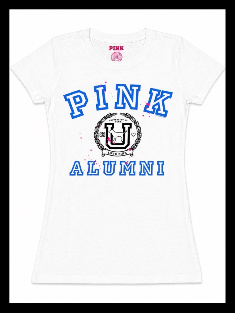 💕ℙ𝕀ℕ𝕂 𝕍𝕊 “PINK ALUMNI” HTF/VINTAGE/RARE Tee ✨EUC✨💕